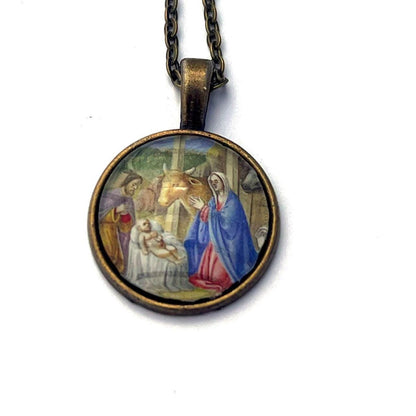 1995 Christmas - Ireland Stamp - Postage stamp jewelry - Postage Stamp Necklace