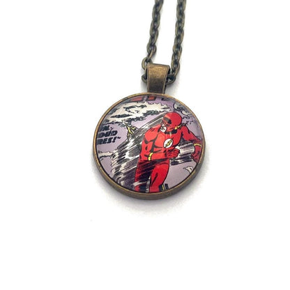 2006 Flash Stamp - United States Stamp - Postage Stamp Jewelry - Vintage Postage Stamp Necklace - Antique Bronze Finish