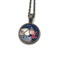 2015 A Charlie Brown Christmas - USA stamp- Postage Stamp Jewelry - Vintage Postage Stamp Necklace - Antique Bronze Finish