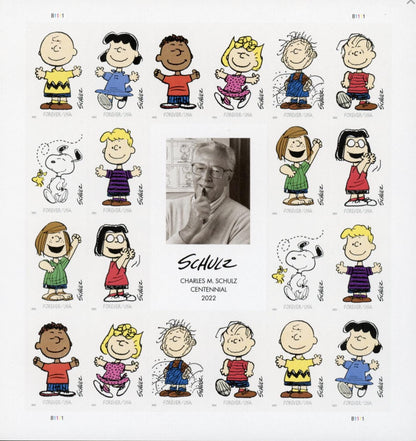 2022 Charlie Brown - United States Stamp - Postage stamp jewelry - Postage Stamp Necklace