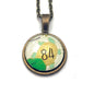 2021 Turtle - Japan Stamp - Postage Stamp Jewelry - Vintage Postage Stamp Necklace - Antique Bronze Finish