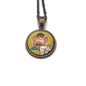 2022 Toy Story - Mr. Potato Head - Japan Stamp - Postage Stamp Jewelry - Vintage Postage Stamp Necklace - Antique Bronze