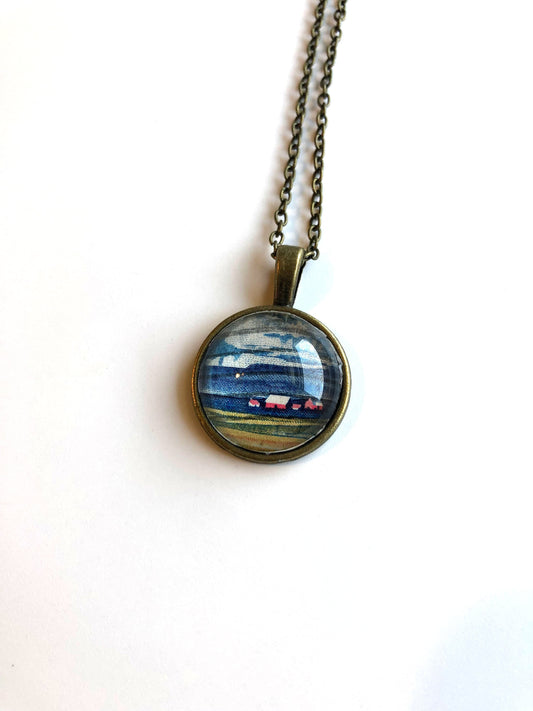 1968 Illinois, United States Stamp - Postage Stamp Necklace