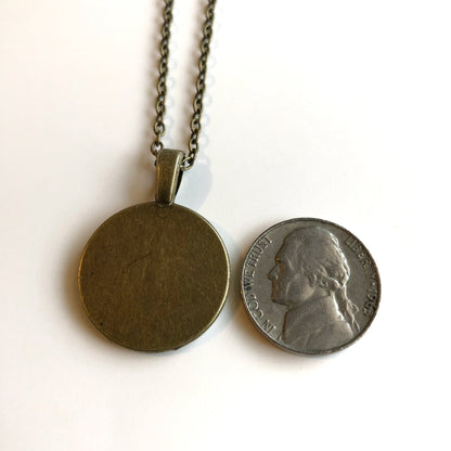 1969 Plant for more beautiful cities US stamp - Postage Stamp Necklace