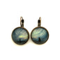 2007 Polar lights - Aurora Borealis Stamp - Postage Stamp Earrings