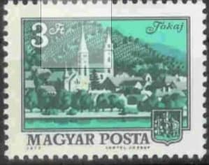 1973 Tokaj, Hungary Stamp - Postage Stamp Necklace