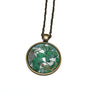 1999 Denmark Bird Stamp - Postage Stamp Necklace