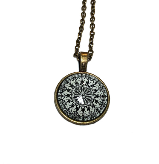 1971 Polish Stamp - Paper Cut Outs - Postage Stamp Necklace
